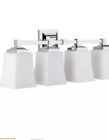 Ll-wl240-4-bn Linea Di Liara Brighton Light Bathroom Vanity Fixture Polished Chrome