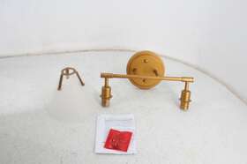 A04299 Lnc Home See Notes Gold Modern Farmhouse Vanity Lights Frosted Glass