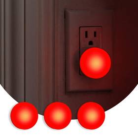 Loftie 850051264568 Night Lights Plug Into Wall - 0.5w In Light Red Glow Wal