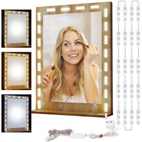 Vl-2147 Lphumex Led Vanity Lights For Mirror 20 3 Leds 10ft Hollywood Style