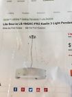 Ls-19420 Fro Lite Source Kaelin Curved Glass Pendant Light New In