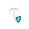Lt1122b-wh Jesco Lighting Spot Light With Frosted Glass Cone 848087029824