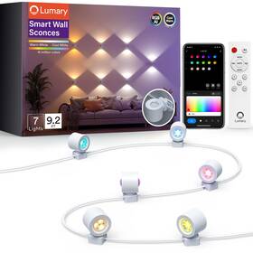 Lumary 850058150819 Rgbaicw Smart Wall Sconces Indoor Up Down Lights 9.2ft With 7 Leds Colo Lumary 850058150819 Rgbaicw Smart Wall Sconces Indoor Up Down Lights 9.2ft With 7 Leds Colo