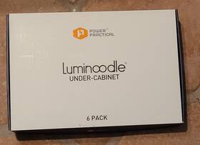 Luminoodle 855640004761 Under Cabinet Lighting Led Light Strips 6 Pack