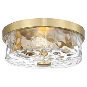 7j10f Luminzone Flush Mount Ceiling Light With Water Ripple Glass Shade Modern 2-light Ceili 7j10f Luminzone Flush Mount Ceiling Light With Water Ripple Glass Shade Modern 2-light Ceili