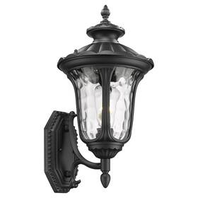 7x1b-bk Luminzone Outdoor Light Fixtures Wall Mount Waterproof Exterior Lanterns With Wae