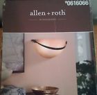 Lws0333n Allen Roth Winnsboro Imperial Bronze Wall Sconce