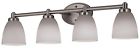 Lws3074d Portfolio Bowl Vanity Lighting Frosted Glass Brushed Nickel