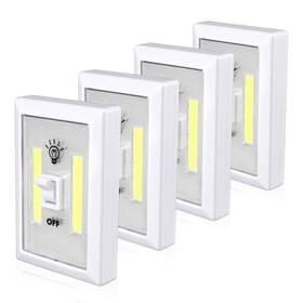 T0r01 Lzonunl Closet Light Battery Operated Tap Super Bright Switch Stick On