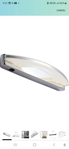 Wsl220acr Maichis Led Vanity Wall Sconce Light Fixture With On/off Switch Rv Boat Etc
