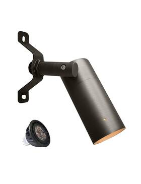 Malory 850056936279 Low Voltage Landscape Spot Down Light Brass Lighting Christ
