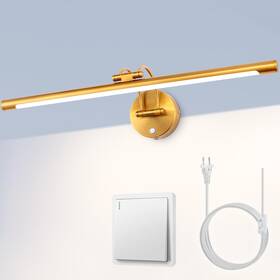 Wt-132a-bk-3d Mantolite 24ftft Picture Lights For Wallvanity Bathroomplug-in Or Ha