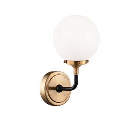 W58201agop Matteo Particles 1-light Wall Sconce In Aged Gold Brass