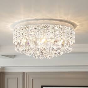 Maxax 729257317241 4 Lights Crystal Chandelier Modern Drum Ceiling Light Fixture Lamp Ra Maxax 729257317241 4 Lights Crystal Chandelier Modern Drum Ceiling Light Fixture Lamp Ra