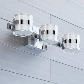 Mx21046-w3ch Maxax 19.7 Inch 3-light Modern Chrome Integrated Led Dimmable 3-cct Vanity Light