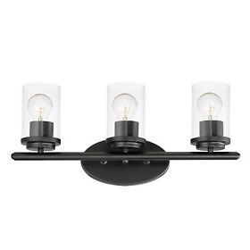 10213clbk Maxim 10213cl Corona 3 Light 19inch.w Bathroom Vanity Black