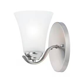 12081ftsn Maxim Vital 1-light 5.5 Inch Wide Satin Nickel Vanity Light