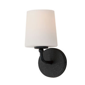 12091swar Maxim 12091sw Bristol 10inch Tall Bathroom Sconce Anthracite