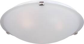 2681ftsn Maxim Lighting 3-light Flush Mount Satin Nickel Finish Transitional
