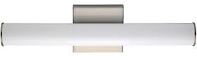 52100sn Maxim 52100 Nickel Rail 18inch Tubular Led Bath Bar