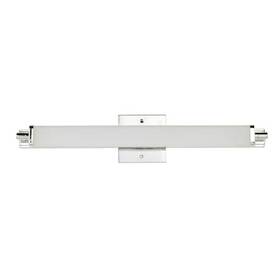 53033wtpc Maxim Director 1-light 24 Inch Wide Polished Chrome Vanity Light