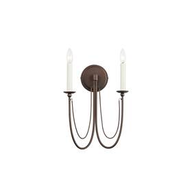 Maxim Lighting 12161chb Chestnut Bronze Two Light Wall Sconce From The Plumette Collection