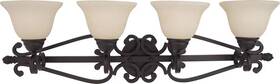 Maxim Lighting 12214fioi Manor 4-light Bath Vanity In Oil Rubbed Bronze