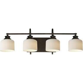 21494wtoi Maxim Lighting Bisque Bathroom Vanity Light Oil Rubbed Bronze