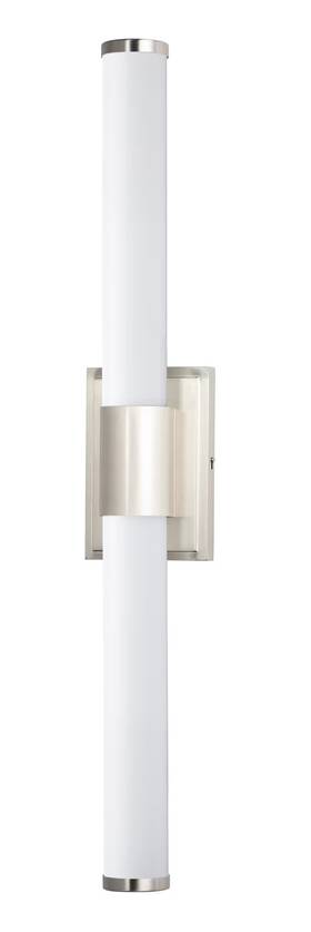 52116wtsn Maxim Lighting Optic Led 30 Inch 2-light Bathroom Vanity Light In Satin Nickel
