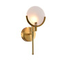 Mc811-1w Noxarte Wall Mounted Light Brass Body Glass Lamp 692620095148