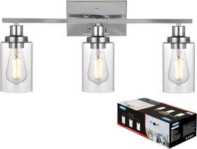 450-3w-ch Melucee Modern Bathroom Lighting Fixtures Chrome Finish 3-light