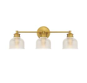 M80035nb Meridian M80035 3 Light 24 Inch W Bathroom Vanity - Brass