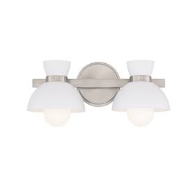 Meridian M80074bn M80074 2 Light 17 Inch W Vanity - Nickel