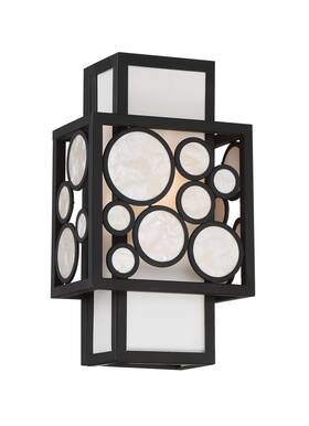 N7751-143 Metropolitan N7751 Mosaic 14 Inch Tall Wall Sconce - Bronze