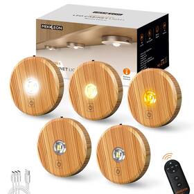 M3-gb18 Miclionled Puck Lights Cordless With Remote Control 2200mah Rechargeable Under Counter