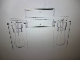 2702-ch Millennium Verlana 14 Inch 2-light Chrome Bathroom Vanity Light With Clear Shade 2702-ch Millennium Verlana 14 Inch 2-light Chrome Bathroom Vanity Light With Clear Shade