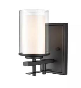 5501-mb Millennium Lighting 4.75 Inch 1-light Matte Black Sconce