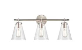 8123-bn Millennium Lighting Aliza 3 Light 26 Inch Wide Vanity - Brushed Nickel 8123-bn Millennium Lighting Aliza 3 Light 26 Inch Wide Vanity - Brushed Nickel