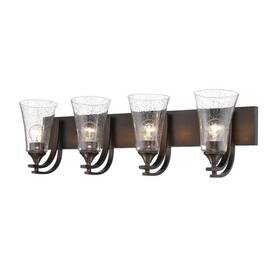 1494-rbz Millennium Lighting Natalie 4-light 32 Inch Wide Rubbed Bronze Bathroom Vanity Light