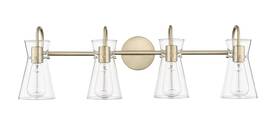 21004-mg Millennium Lighting 21004 Camellia 4 Light 31 Inch W Vanity - Gold