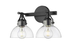 24102-mb Millennium Lighting 24102 2 Light 15 Inch W Vanity - Black