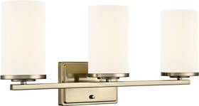 2703wg-mg Millennium Lighting 2703-wg Verlana 3 Light 22 Inch W Vanity - Gold