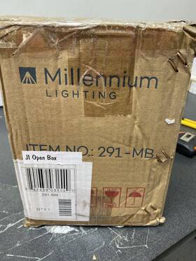 291-mb Millennium Lighting 7 Inch Tall Bathroom Sconce - Matte Black 291-mb Millennium Lighting 7 Inch Tall Bathroom Sconce - Matte Black