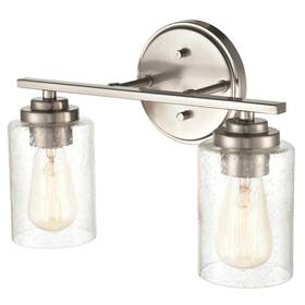 3682-sn Millennium Lighting New 2-light 15 Inch W Bathroom Vanity Light Satin Nickel