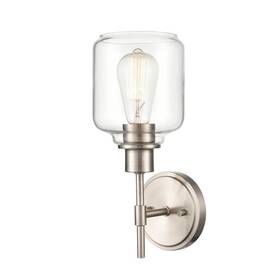 6941-sn Millennium Lighting Transitional One Light Wall Sconce Silver Finish Satin Nickel