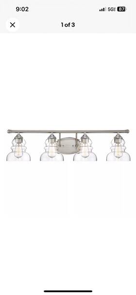 7334-sn Millennium Lighting Hardware Only - Four Light Vanity