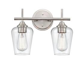 9702-bn Millennium Lighting Ashford 13.75 Inch 2-light Brushed Nickel Vanity Light