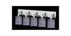 1285w-o-r-sa Mini Sconce Lights 959684 Crystal Sapphire Chrome 5 Id