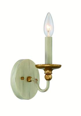 1041-701 Minka Lavery Westchester County Wall Sconce In Farm House White With