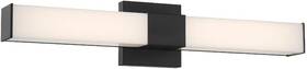 2874-66a-l Minka-lavery - Modern Square Led Bath Vanity Light In Coal